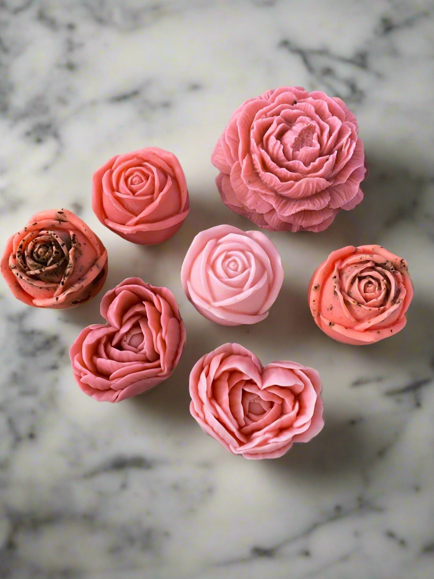 Mother’s Day Gift Soap Roses | Handmade Floral Scented | Gift Box set of 5