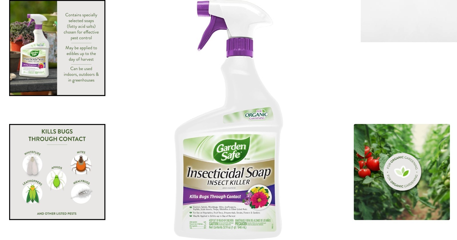 Organic Insecticidal Soap Killer 32oz – Ready-to-Use Pest Control Solution