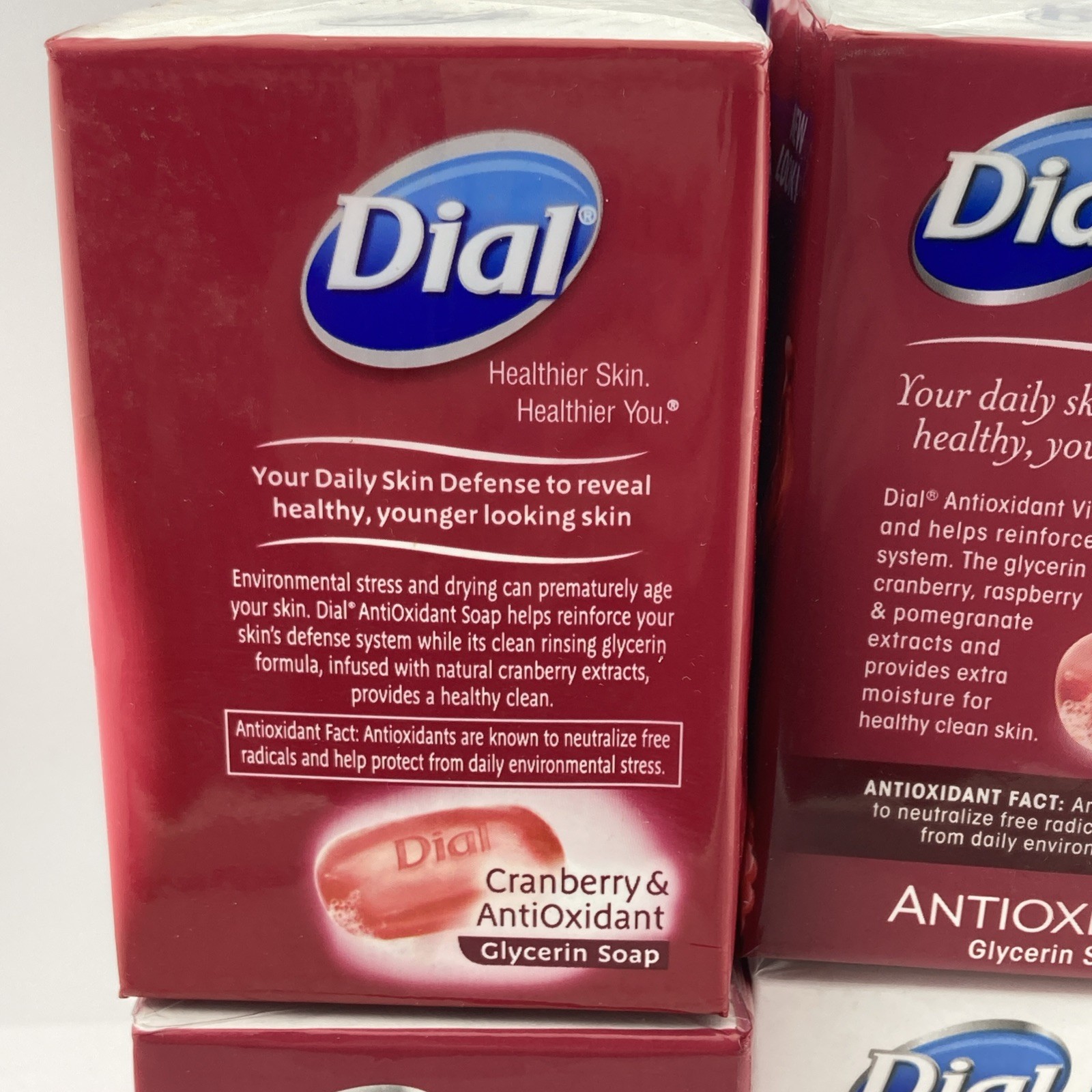 Dial Glycerin Bar Soap 3 Bars Cranberry 3 Bars White Tea 6 Bars Power Berries