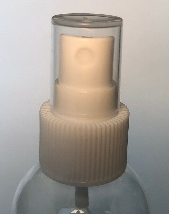 24/410 black natural or white plastic fine mist sprayers with caps