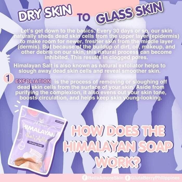 2 Bars Bella Amore Skin Himalayan Brightening Soap 130g