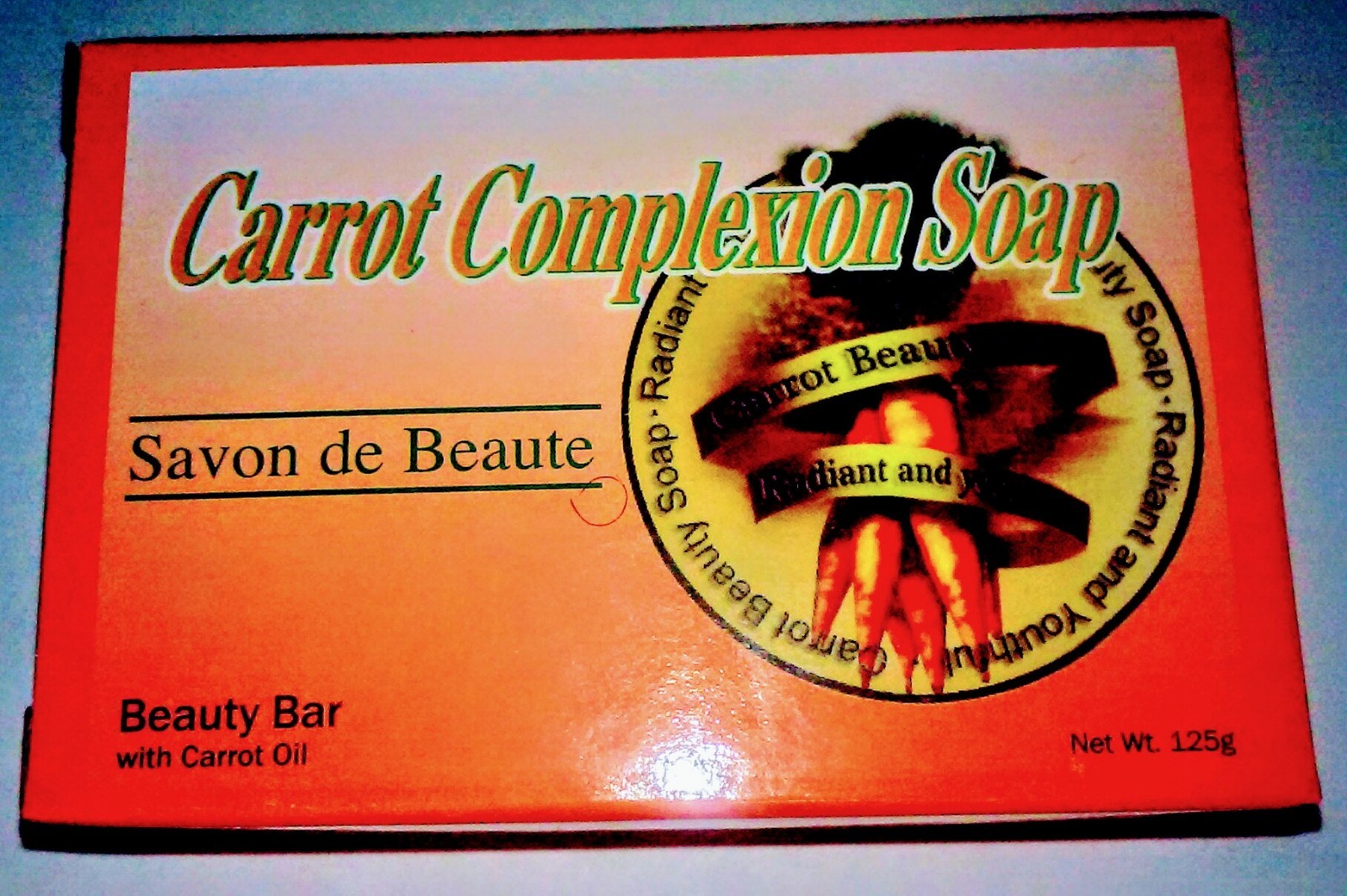Carrot Complexion Soap 3 Packs | Natural Cleansing Bars