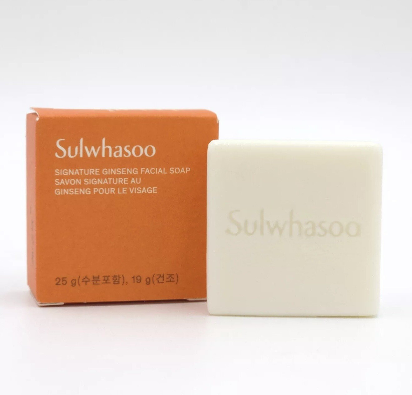 Sulwhasoo Signature Ginseng Facial Soap 25g x 3ea Soothing Creamy K-Beauty