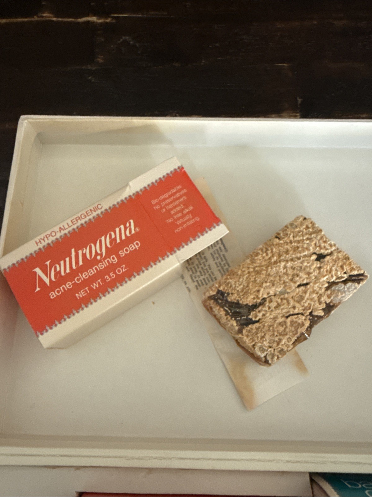 Vtg Neutrogena Soaps Set Of 7 NOS 1976 HTF Advertising Collectible Movie Prop