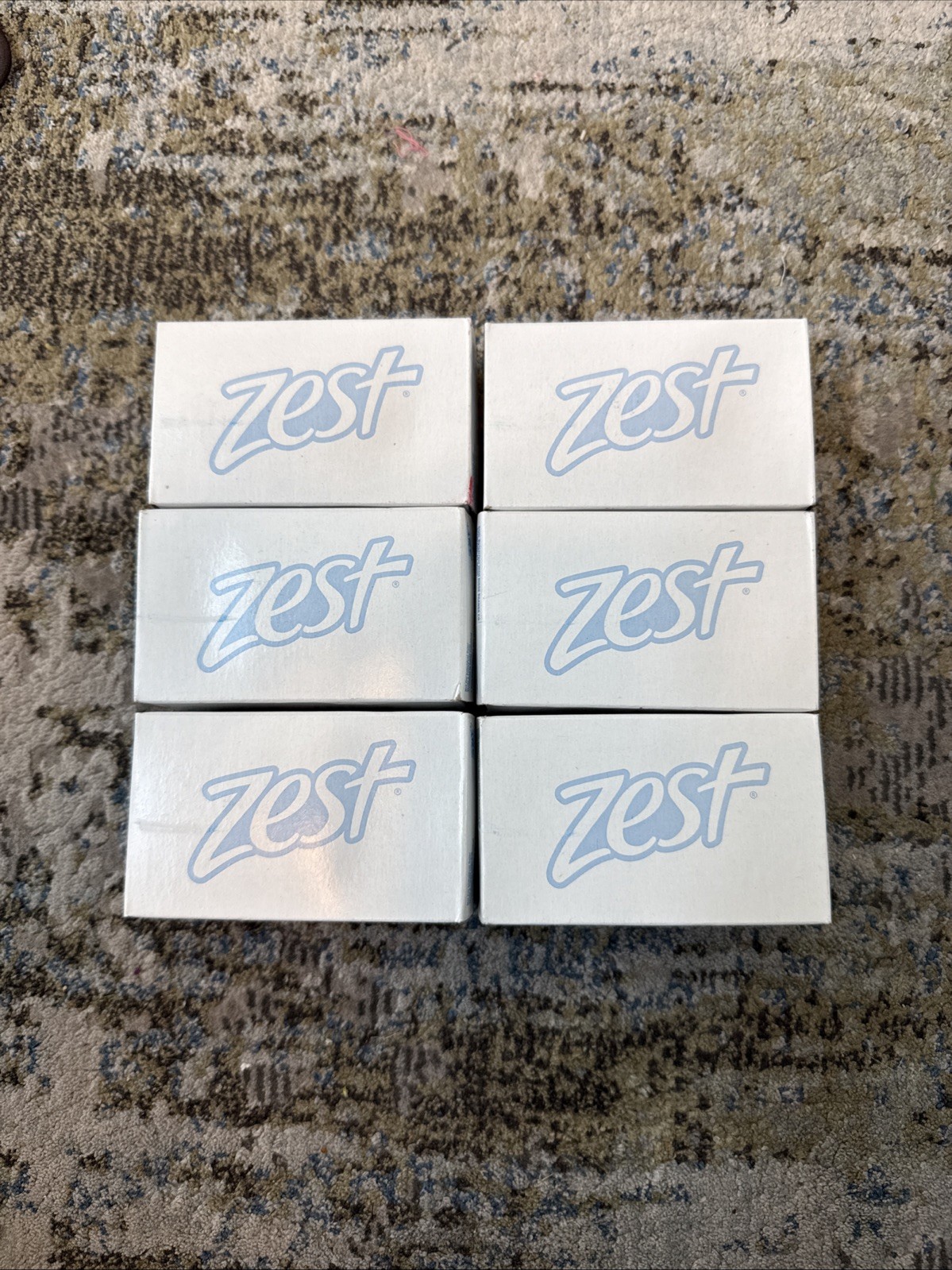 VTG Zest Soap Bar Lot Of 6 NOS 4oz New in Original Box “Get Zestfully Clean”