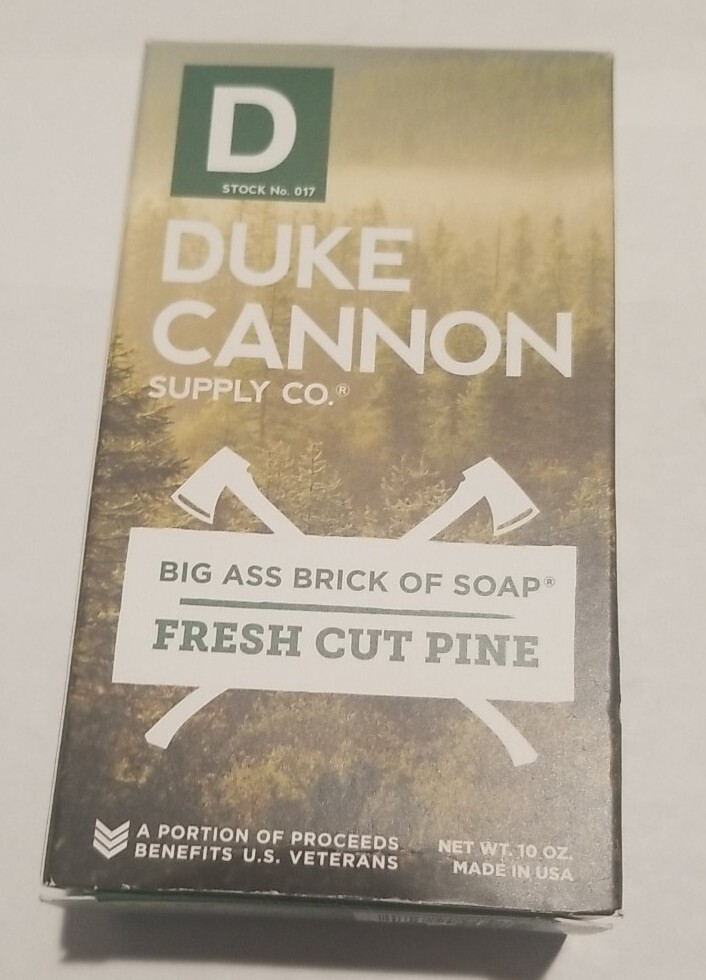 Duke Cannon Fresh Cut Pine Big Ass Brick Soap for Men 10oz Made In USA Big Brick
