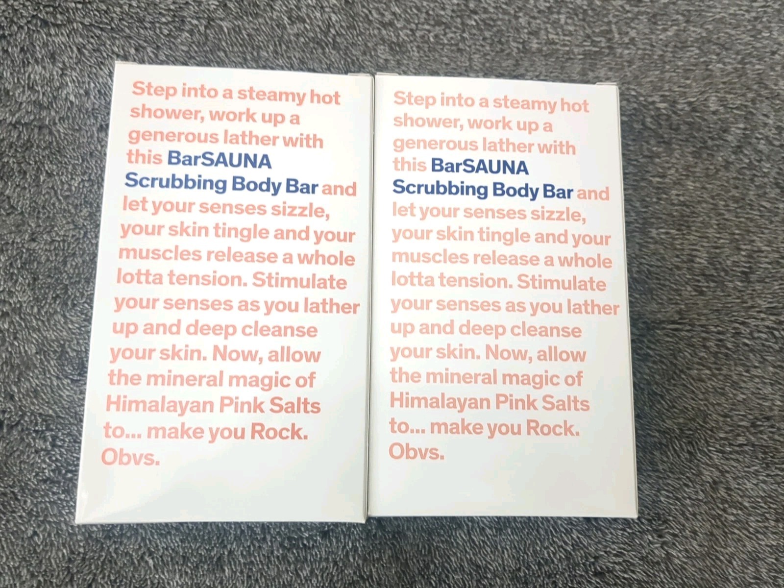 (2) Zest ®️ Tsssss! SAUNA Body Bar Steamy Exfoliation ( 3 Bars) Each Pack