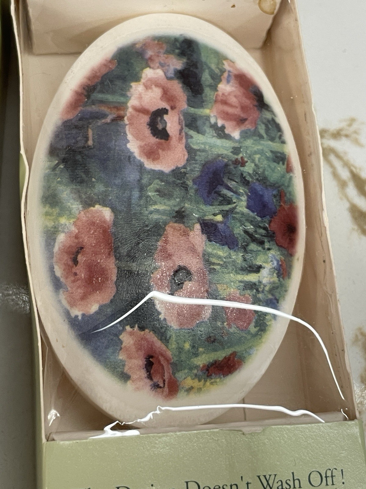 Judy Buswell Decorative Bar Soap Lot x 2 Floral Rose Scented Cottage 3 oz Art