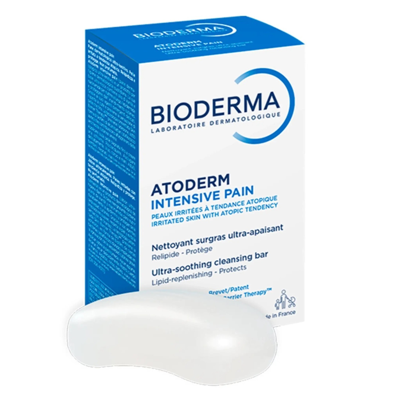 2 X Bioderma Atoderm Intensive Pain Ultra-Soothing Cleansing Bar 150g EXP 06/26