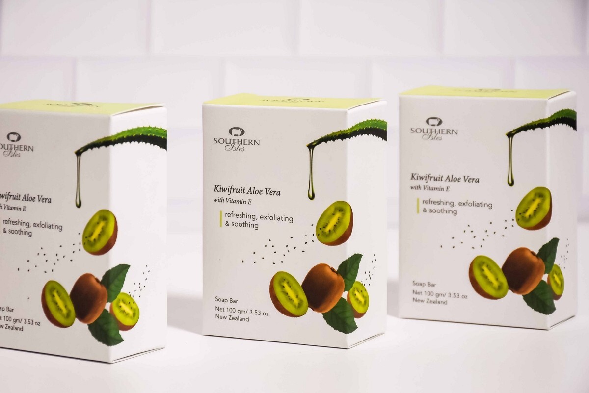 Kiwi fruit & Aloe Vera Soap | Southern Isles | New Zealand
