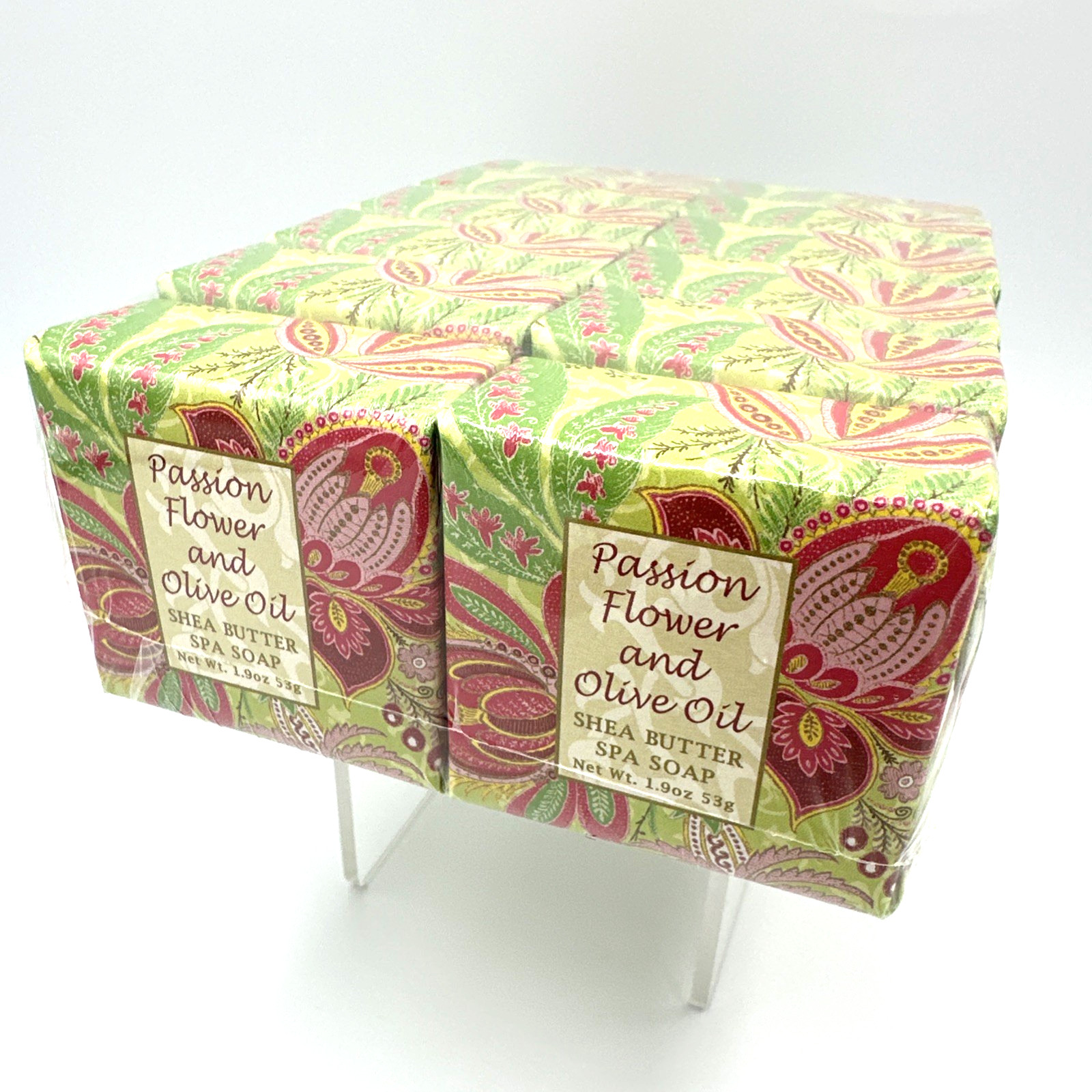 Greenwich Bay Passion Flower And Olive Oil Butter Soap Lot Of 12 Bars/1.9oz Each