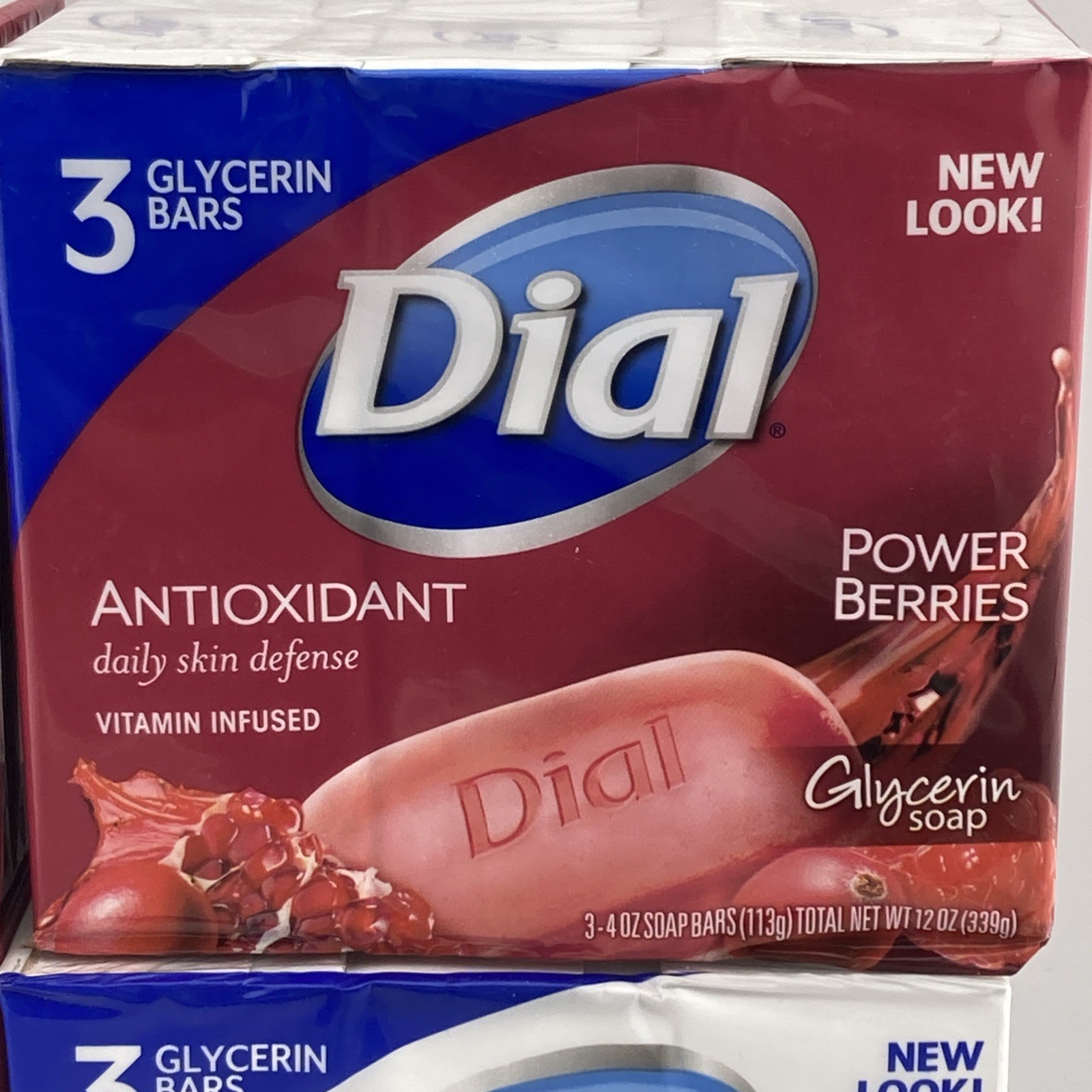 Dial Glycerin Bar Soap 3 Bars Cranberry 3 Bars White Tea 6 Bars Power Berries