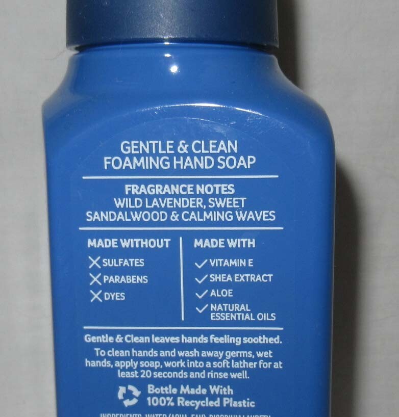 Bath & Body Works Gentle & Clean Foaming Hand Soap Set Lot 2 OCEANSIDE LAVENDER
