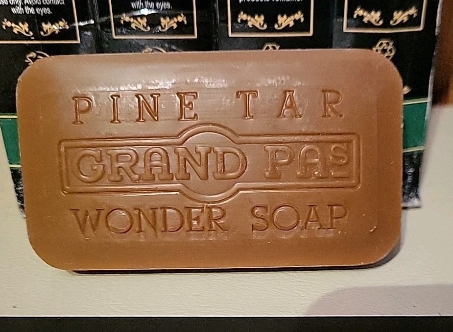 Vtg Lot Of 4 Grandpa’s Bar Soap Pine Tar Soap Vegetable Based NOS New