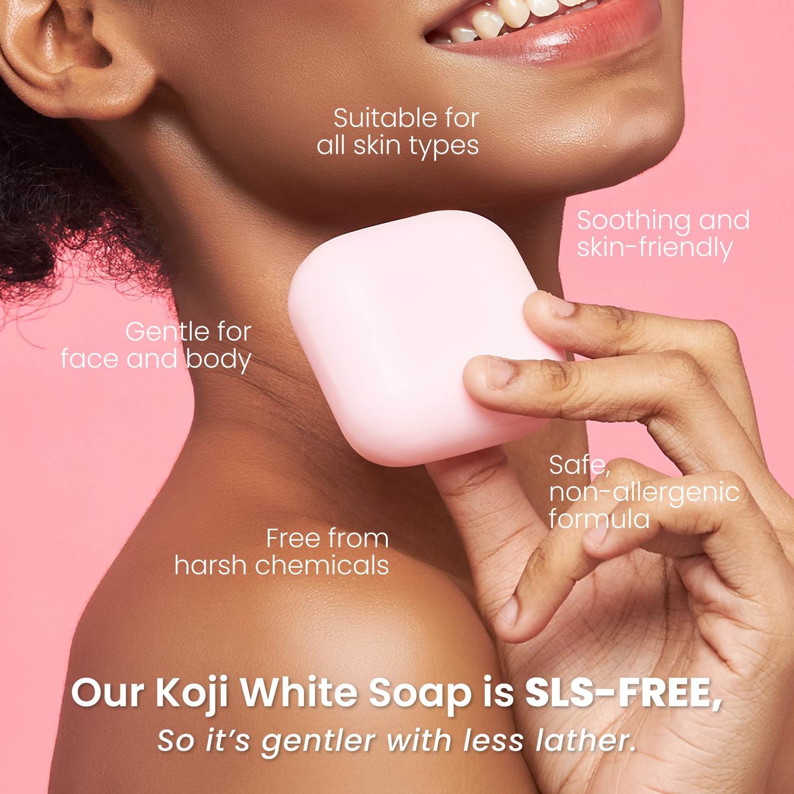 Koji White Kojic Acid & Collagen Skin Brightening Soap ( 2.82 oz / 2 Bars ) –