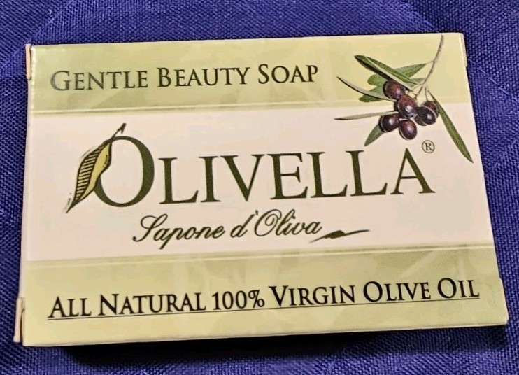 Olivella Gentle Beauty Soap 100% Virgin Olive Oil From Italy 3.52 OZ. 8 pack
