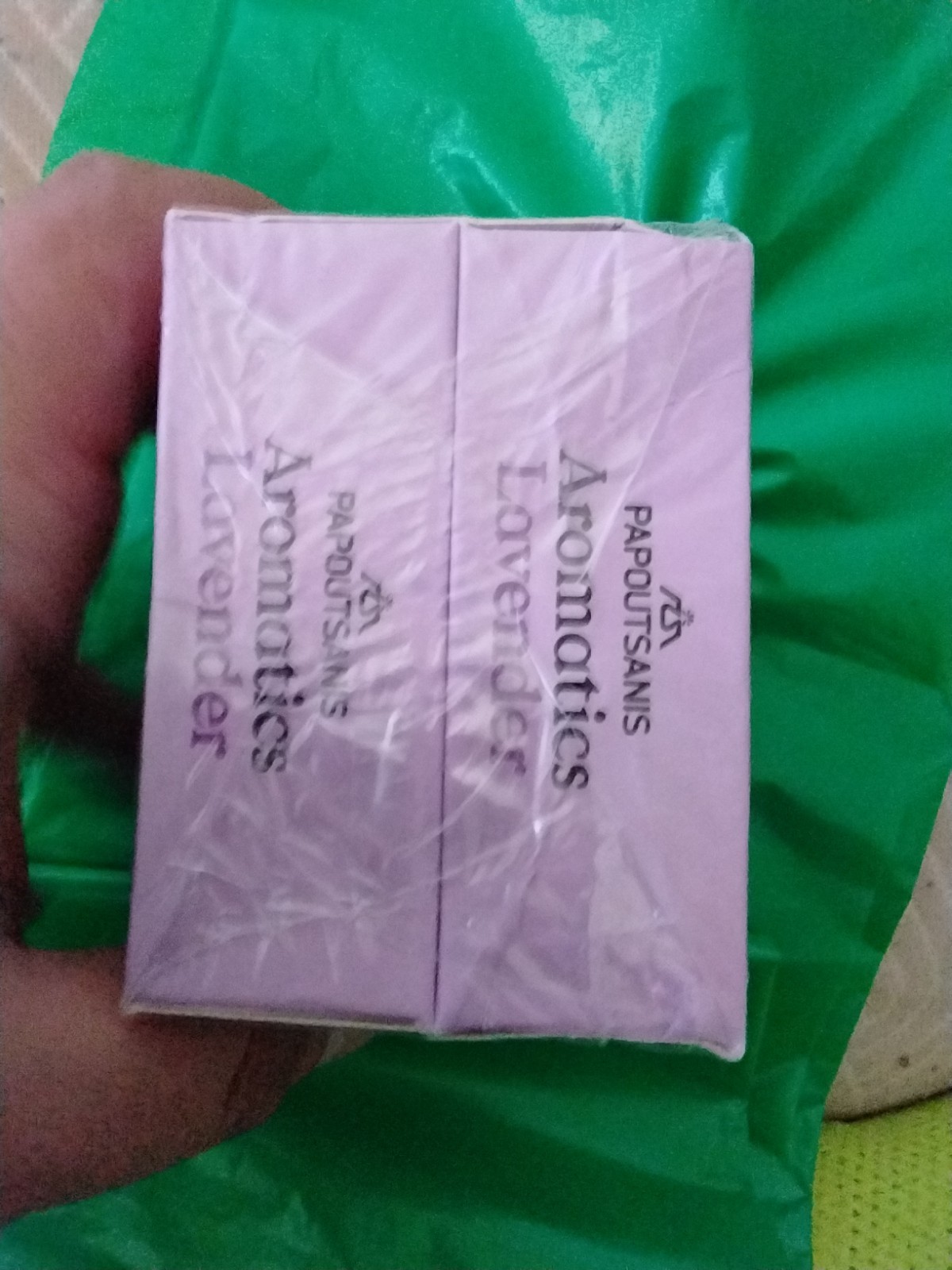 PACK OF 4 BARS Papoutsanis Aromatic Perfumed Soap LAVENDER GREECE GREEK