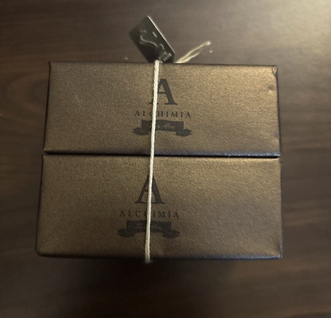 Alchimia Tobacco Vegetable Soap for Men 2-Pack 8.75oz Made in Italy – BRAND NEW!