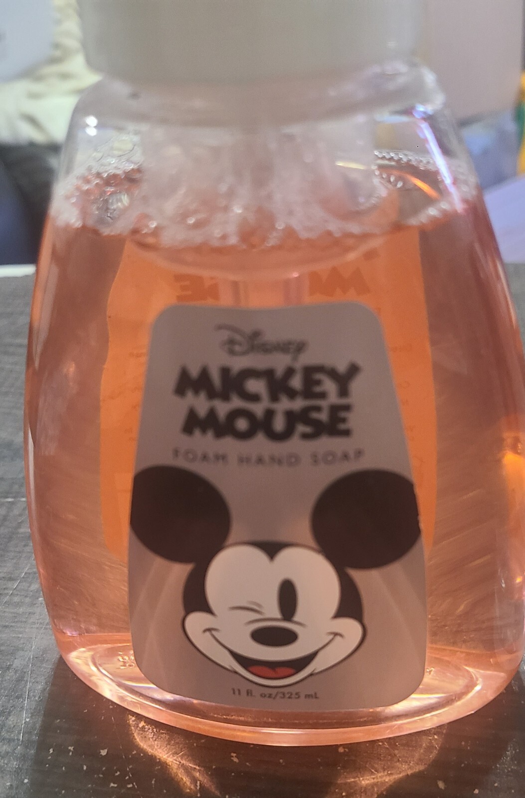 mickey & mini mouse foam hand soap lot of 4
