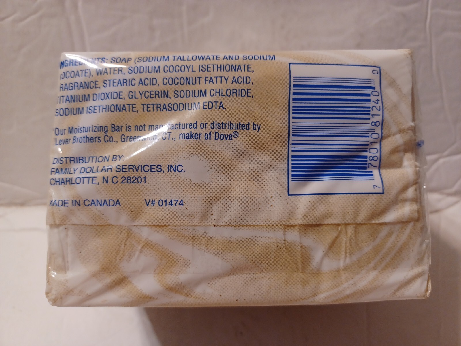 2 White Moisturizing Beauty Bar With Skin Moisturizers 5 oz Each Compare to Dove