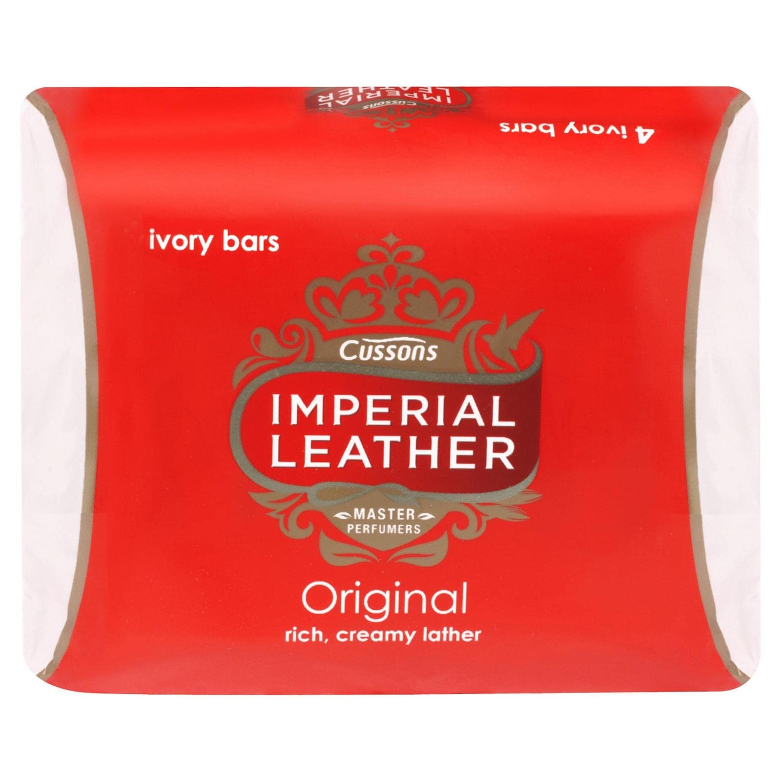 Imperial Leather Ivory Bar Soap 4 Pack 100g Body Wash Cleansing Bath Soaps