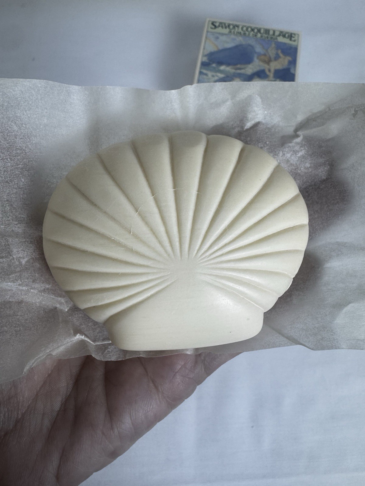 VTG 1988 Crabtree & Evelyn Jojoba Oil Sea Shell Soap Set Of 3 X 3.5oz Coastal -R