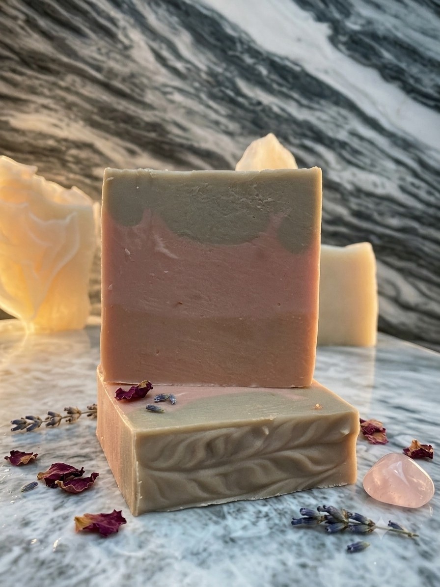 Rosemary Citrus Soap Bar by Lexi Loves Suds – Shea Butter & Natural Clays