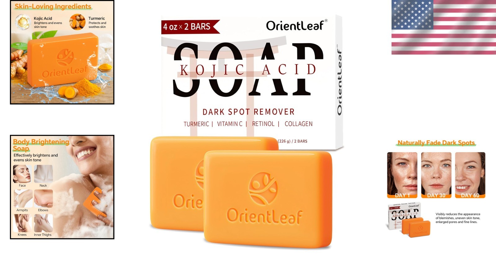Hydrating Kojic Acid and Turmeric Soap: Brightening & Gentle for All Skin Types