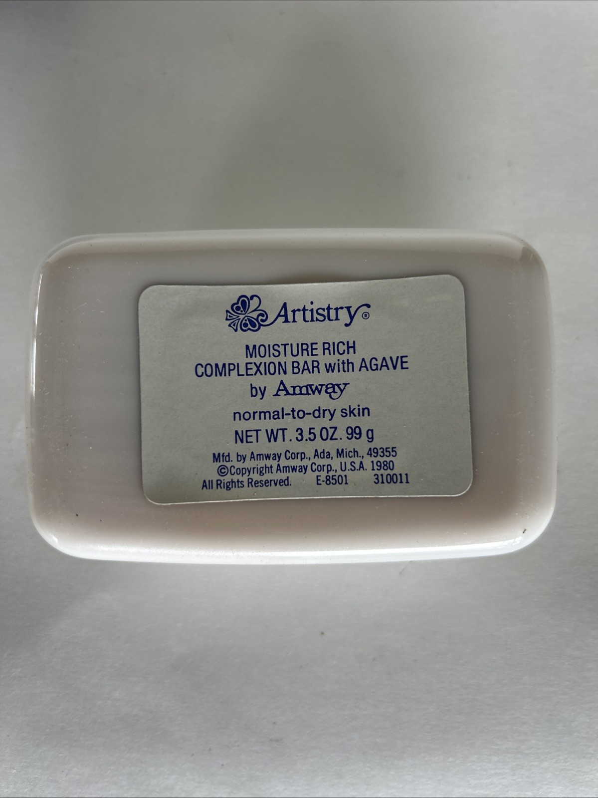 4 Artistry Moisture Rich Complexion Soap Bars AGAVE AMWAY Normal to Dry Skin NEW