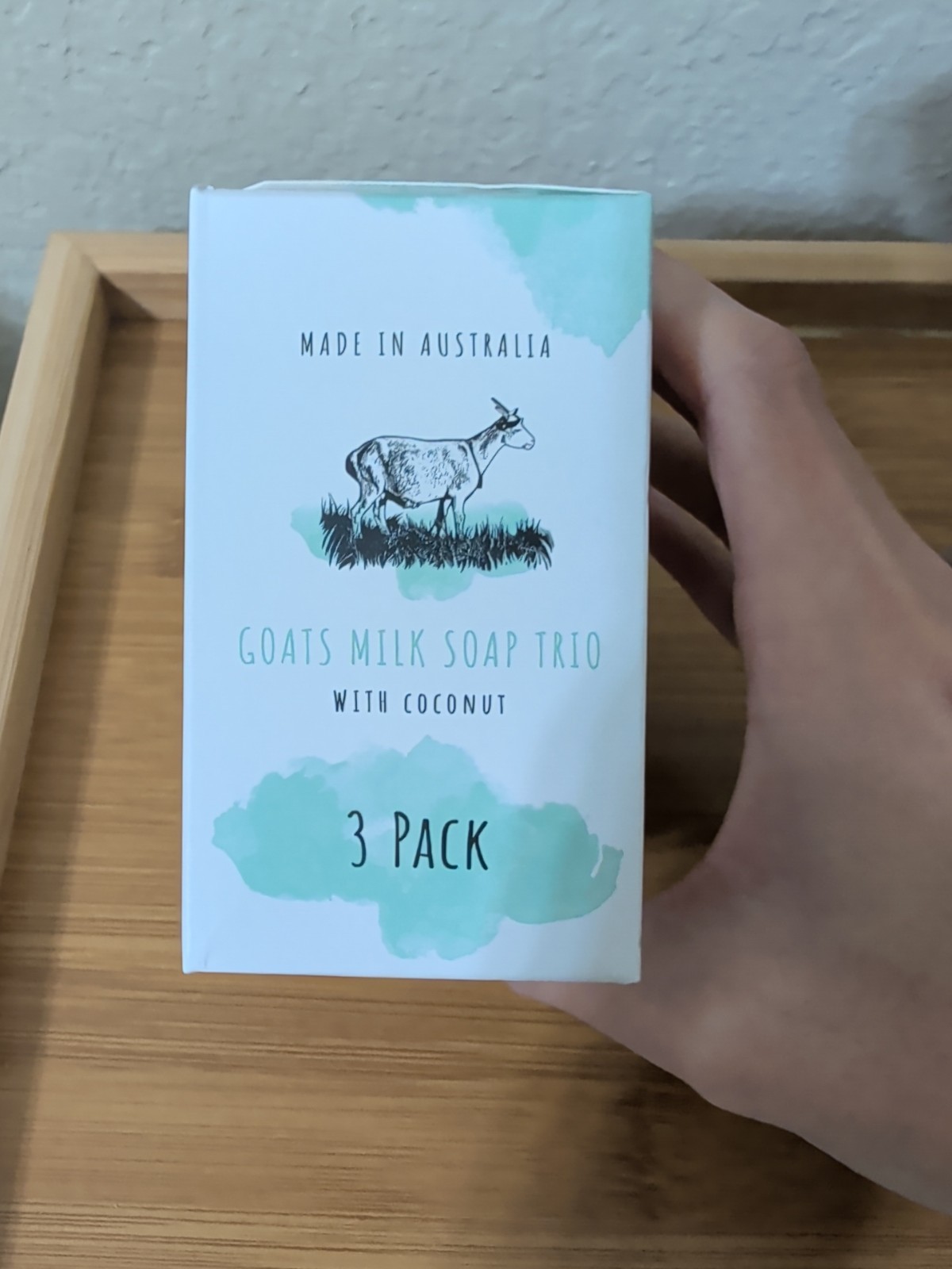The Natural Goats Milk Company Bar Soap COCONUT 3 BARS Made in Australia
