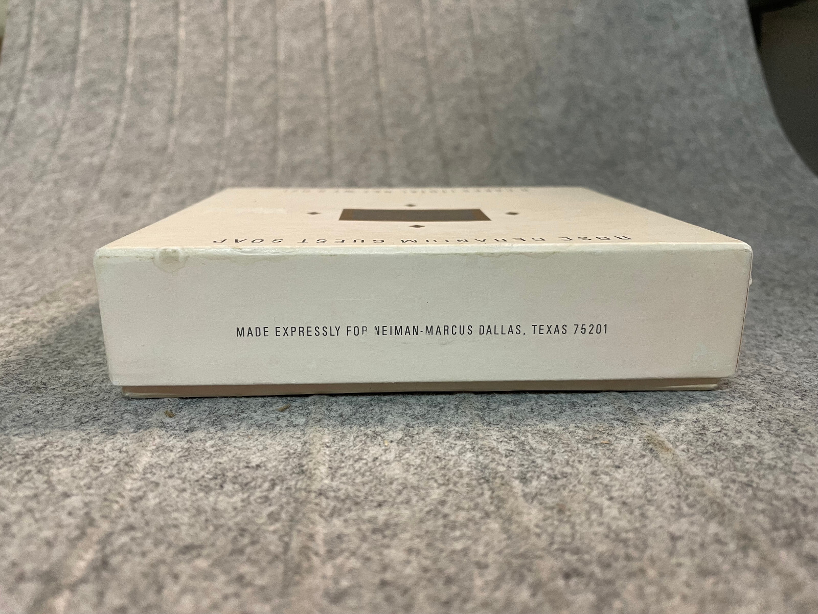 Vintage NEIMAN MARCUS Rose Geranium Guest Soaps 5 Cakes Total NIB