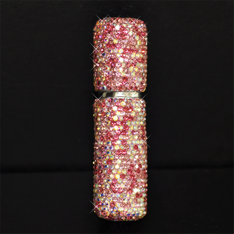 10ML Crystal Diamonds Perfume Atomizer Spray Bottle Refillable Handmade Portable