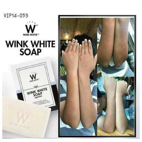 1 X 80g Wink White Soap Gluta Whitening Body Pure Face – Free Shipping