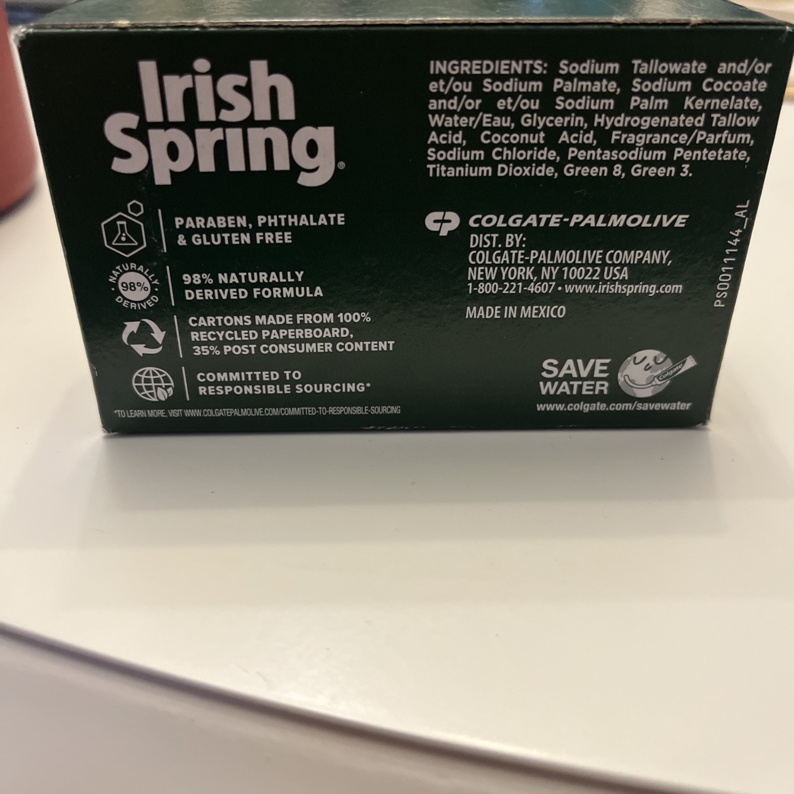Irish Spring Original Soap 3.7 oz Old Formula No Flaxseed Oil New Unopened