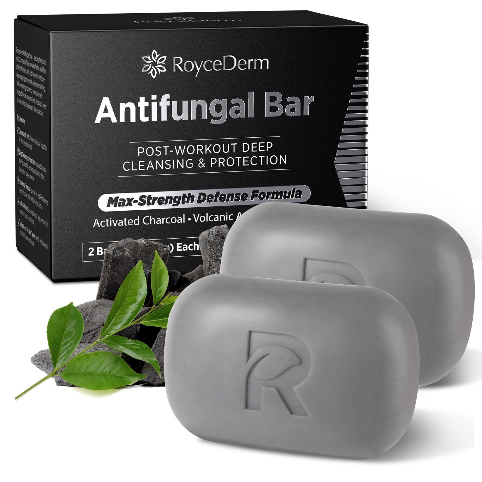 Medicated Antifungal Soap Bar for Athlete’s Foot, Jock Itch, Ringworm – Tea Tree