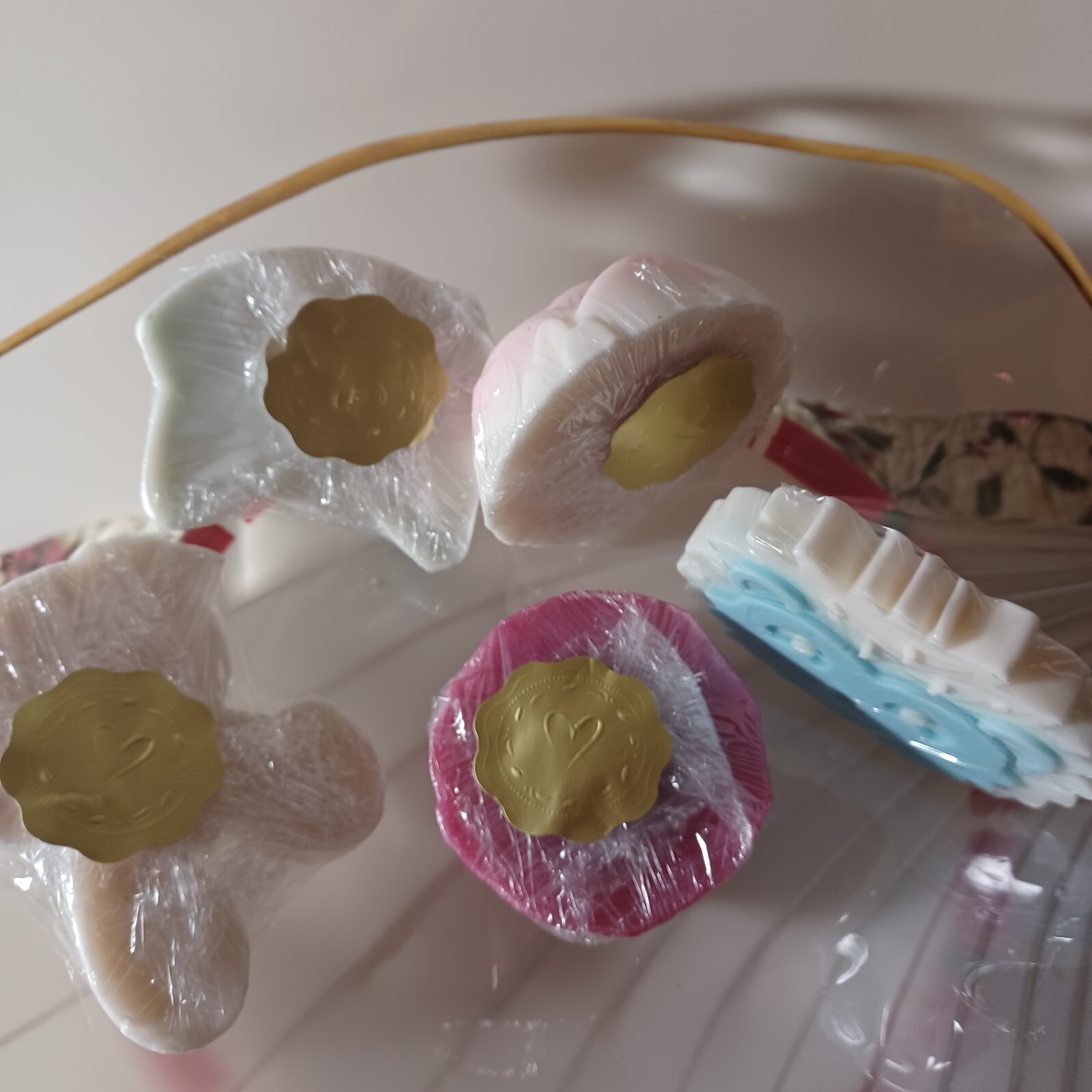 Handmade Aloe Vera/Shea butter soap assortment/ Set of 5 soaps