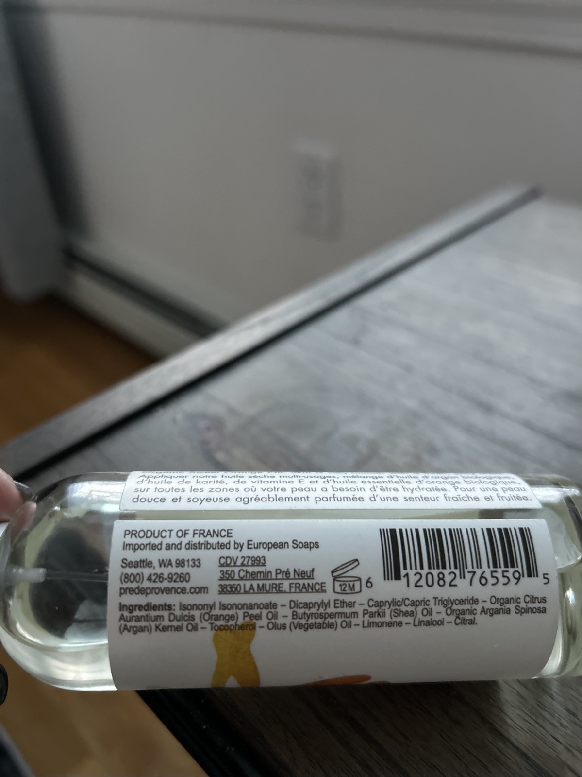 Pre de Provence, ARGAN SWEET ORANGE DRY OIL BODY MIST with Vitamin C