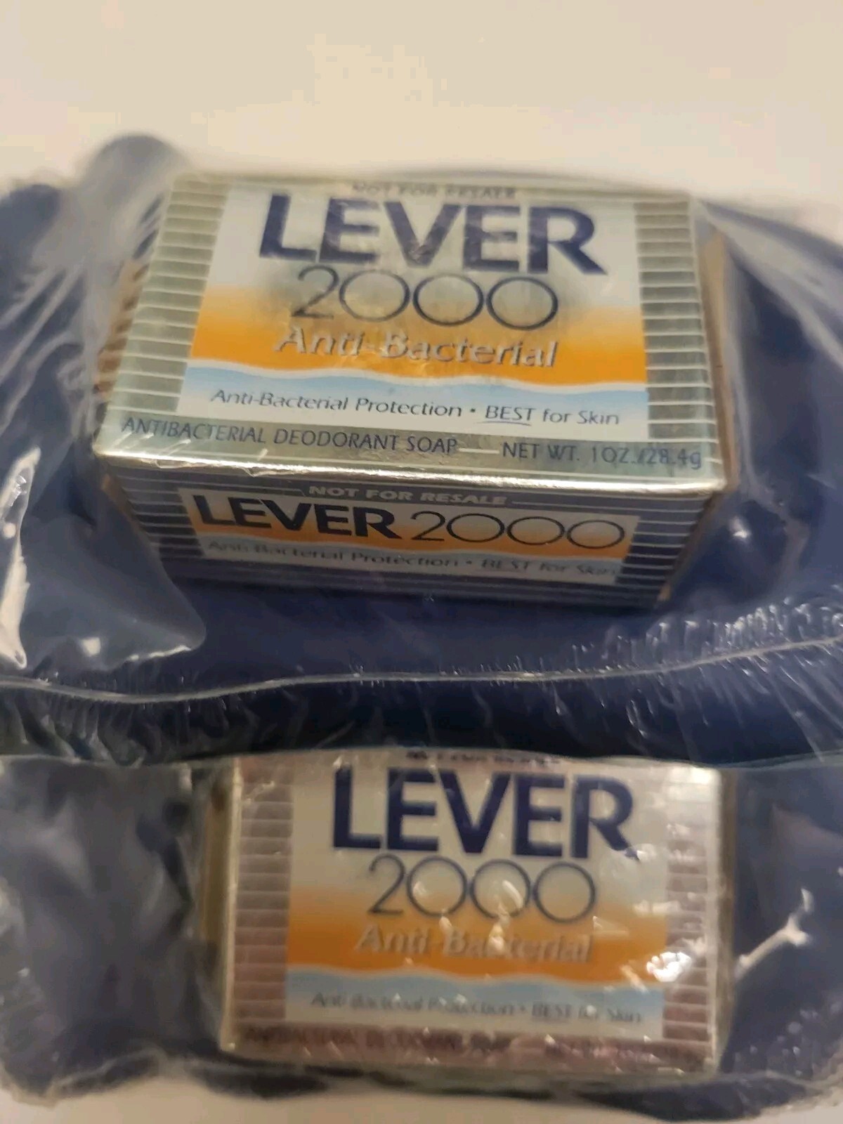 Lever 2000 Anti Bacterial Bar Soap Foot Toy Dish Retired Promo Advertising Y2k