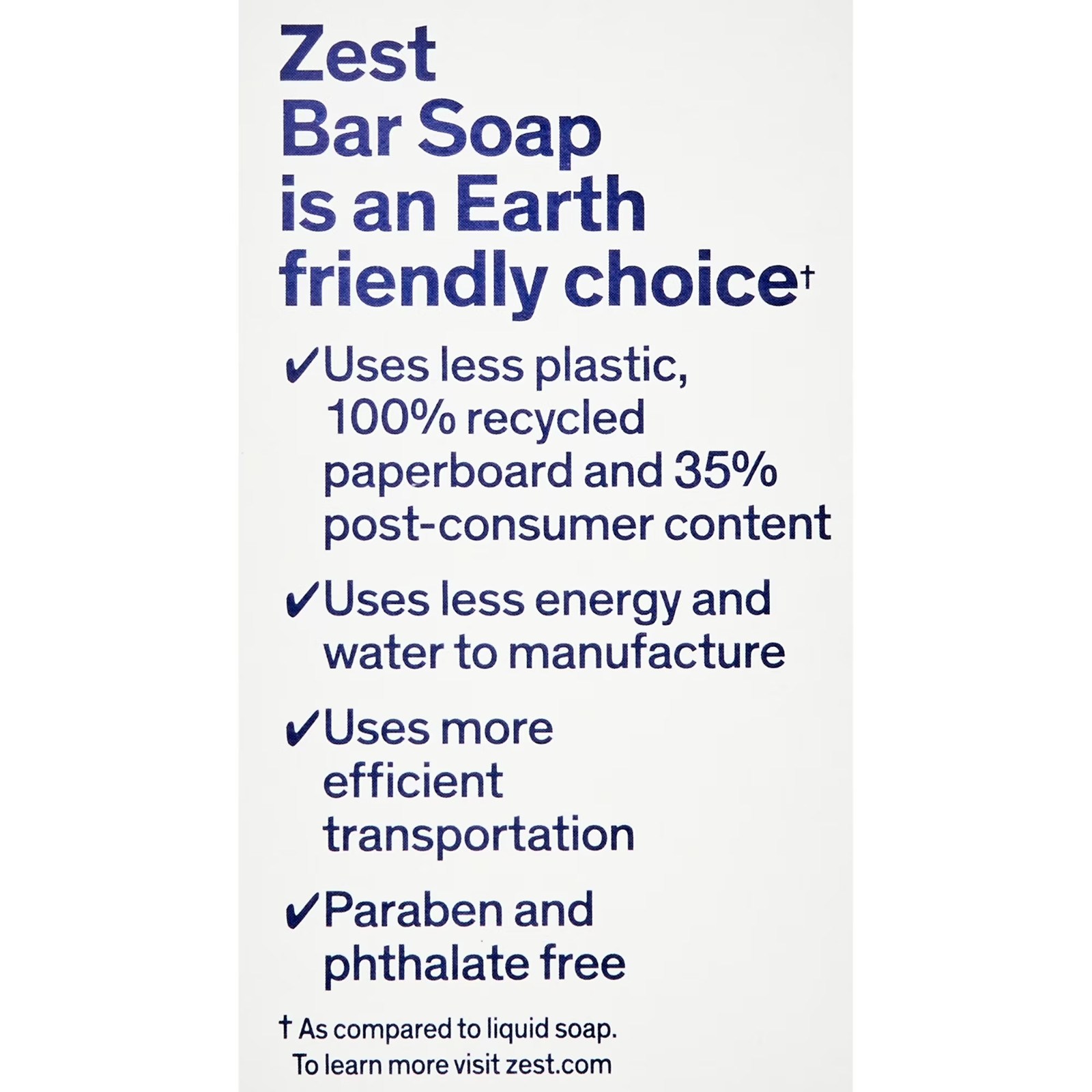 Zest Cocoa Butter Shea Bar Soap 4oz Moisturizing Body Soap Free Scented 8 Pack