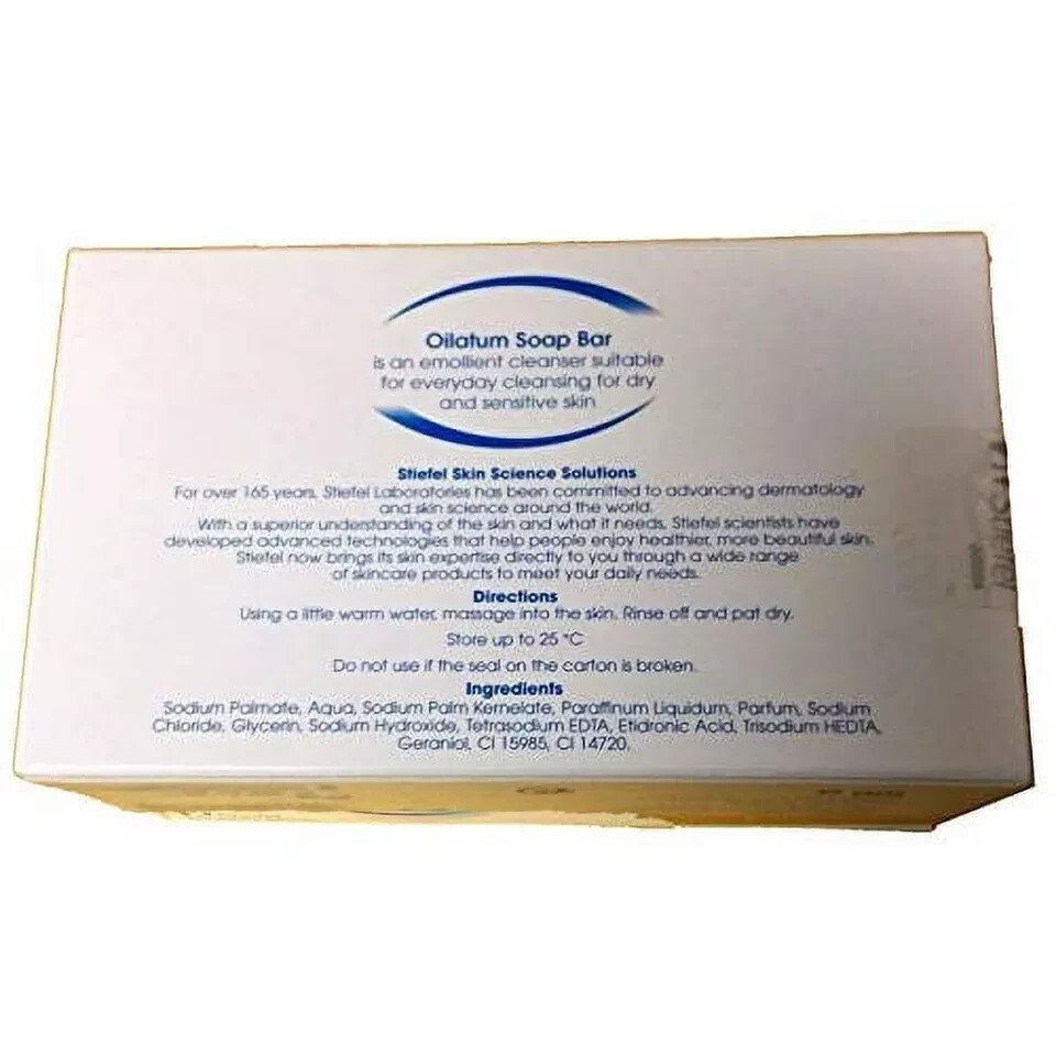 3 box OILATUM Bar SOAP For Dry Skin 100g Gently Cleanses Moisturizes