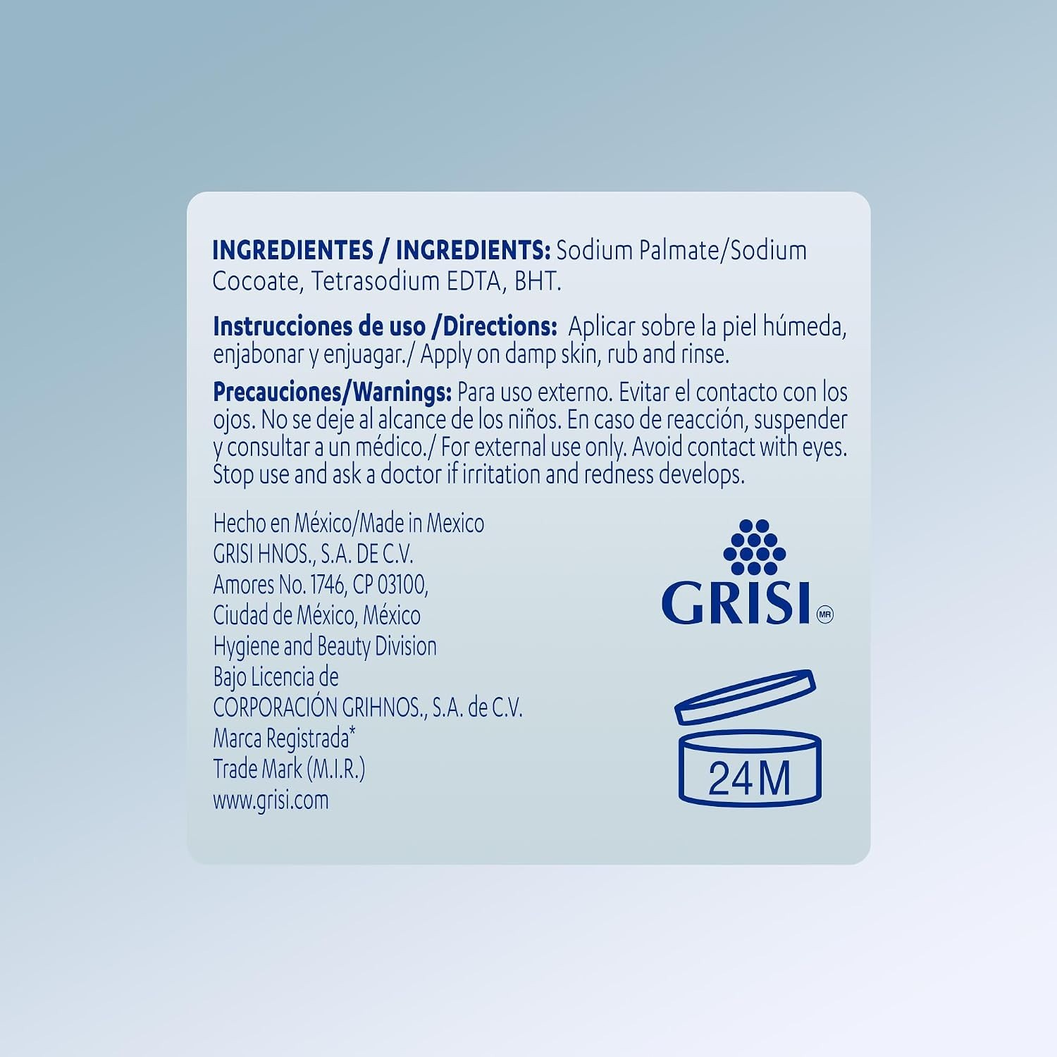 Neutral Hypoallergenic Bar Soap – Fragrance-Free & Dye-Free for Face & Body – Ge