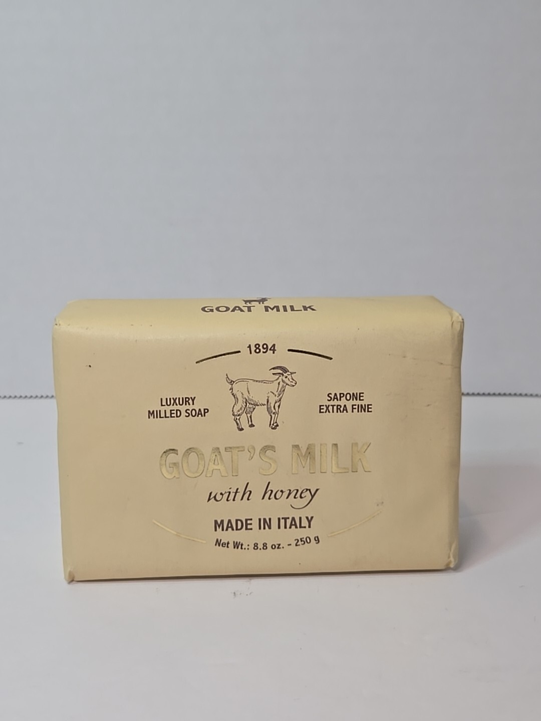 1894 Goat’s Milk With Honey made in ITALY SOAP NEW!