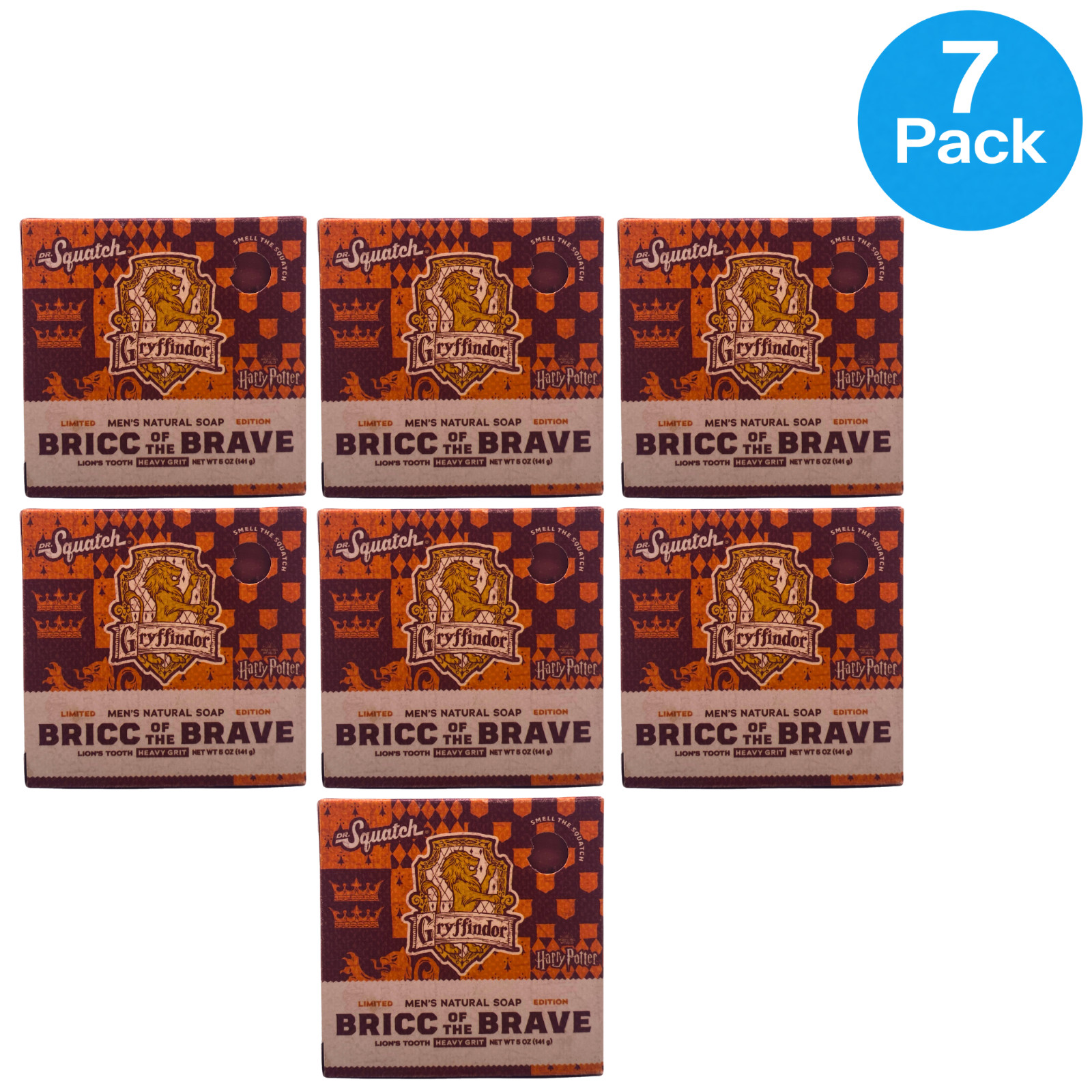 Dr. Squatch Harry Potter Gryffindor Bricc of the Brave Men’s Natural Soap 5 oz