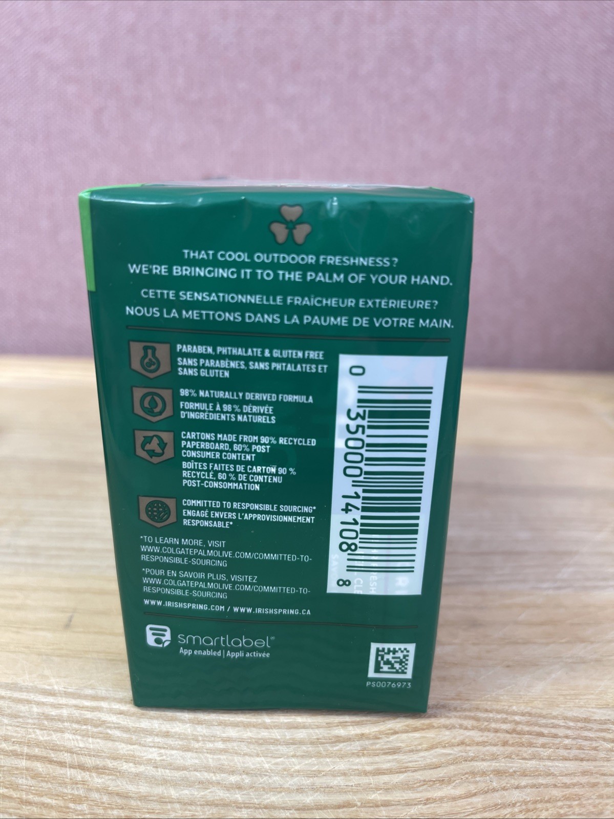 Irish Spring Original Clean and Fresh Deodorant Bar Body Soap 3.7 Oz – 3 Pack