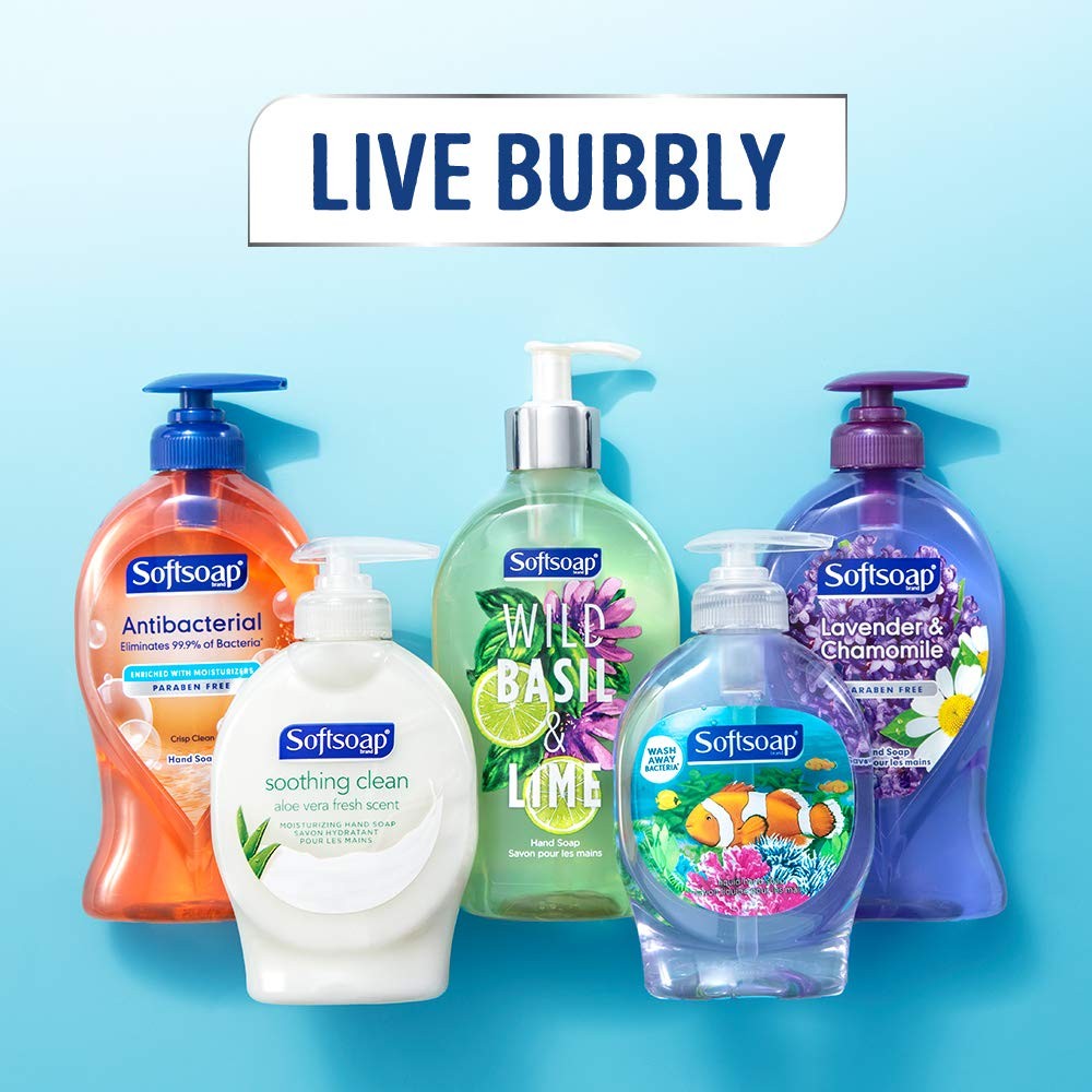 Softsoap Liquid Hand Soap, Fresh Breeze – 7.5 Fl Oz (Pack of 6), Blue