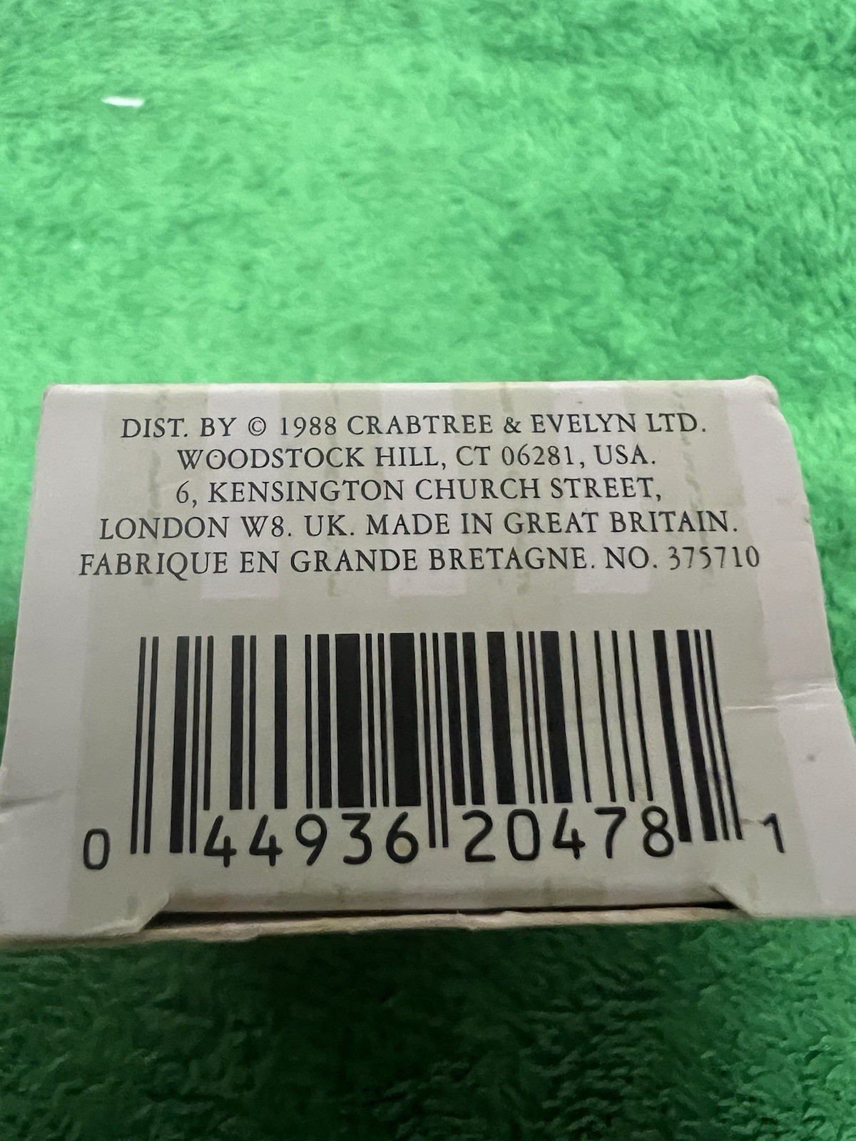 Crabtree & Evelyn Aloe Vera Travel Size Soap 1.4oz Or 40g Brand New Lot of 6