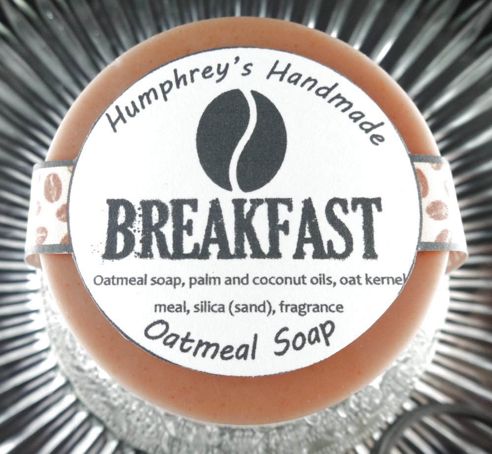 YOU CHOOSE SCENT Handmade Oatmeal Soap Puck, Exfoliating Moisturizing Mechanics