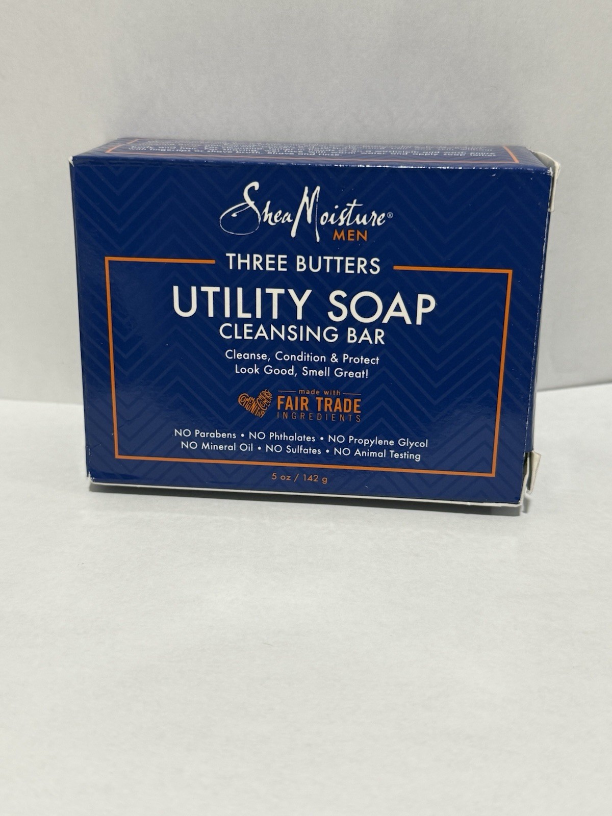 Shea Moisture Three Butters Utility Soap Cleansing Bar 5 oz, 1 Bar