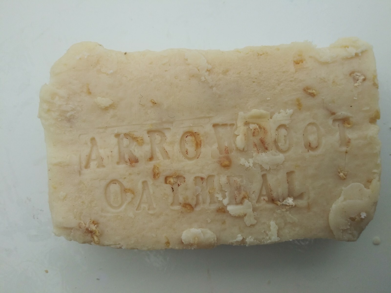 ARROWROOT & OATMEAL GOAT MILK SOAP HAPPY GOAT CREAMERY REAL PURE RAW FOOD GRADE