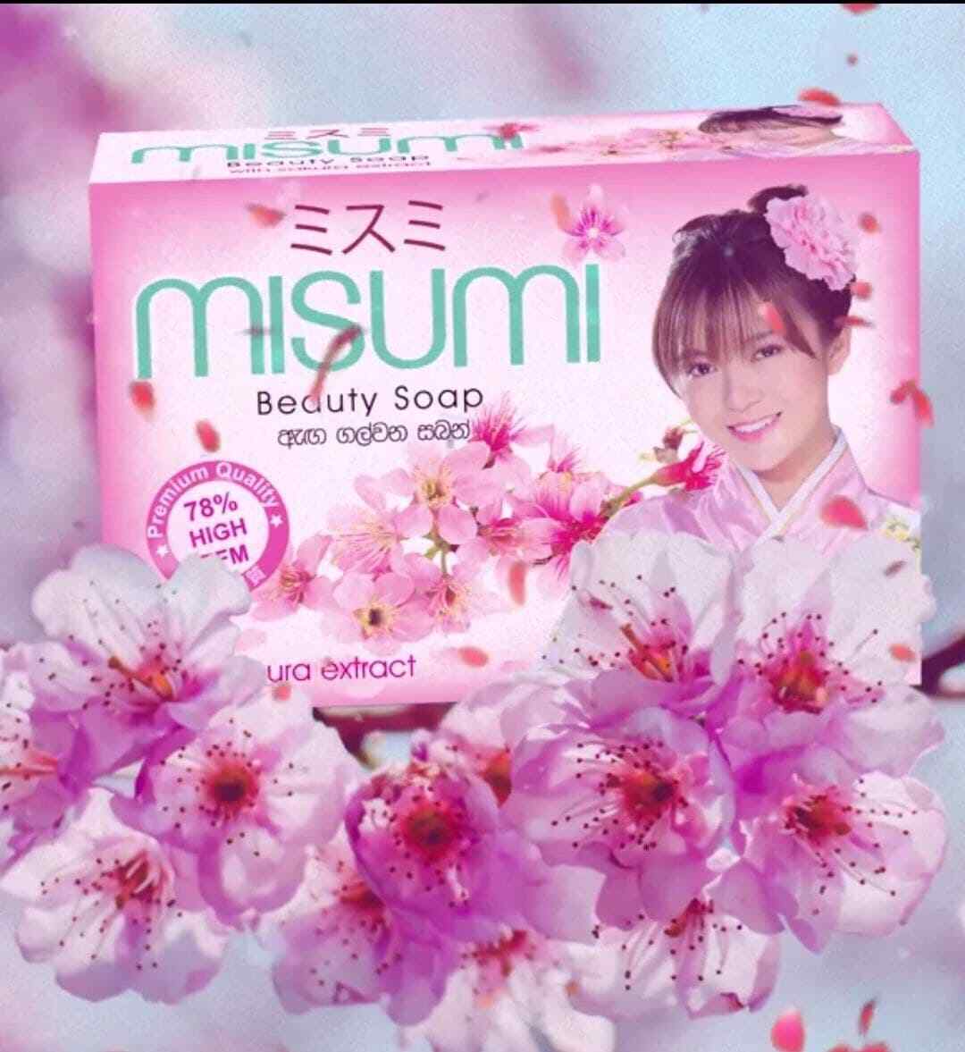 Misumi Soap Sakura Scent Skin Smoothing soften, silky skin beautiful bright skin